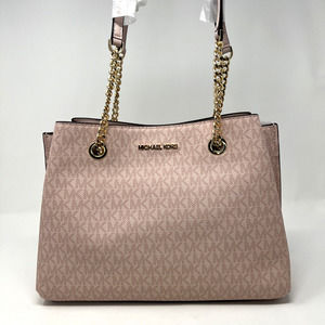 MICHAEL KORS TEAGEN LARGE LONG DROP SATCHEL SHOULDER TOTE BAG $448